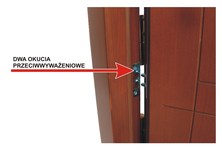 Przekrój drzwi zewnętrznych Przekrój drzwi zewnętrznych, drzwi zewnetrzne